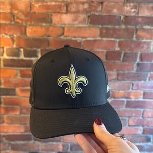 Black Cap with Gold Fleur-de-Lis